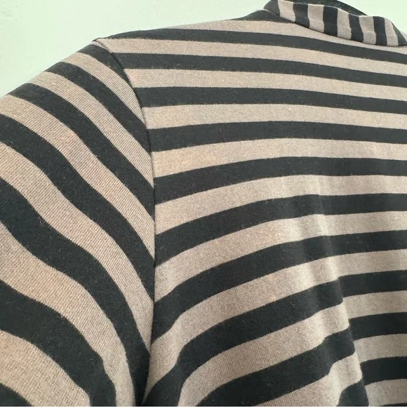 Marimekko Kaste A-Line Dress Cotton Stripes Pockets * FLAWS * - Picture 12 of 16